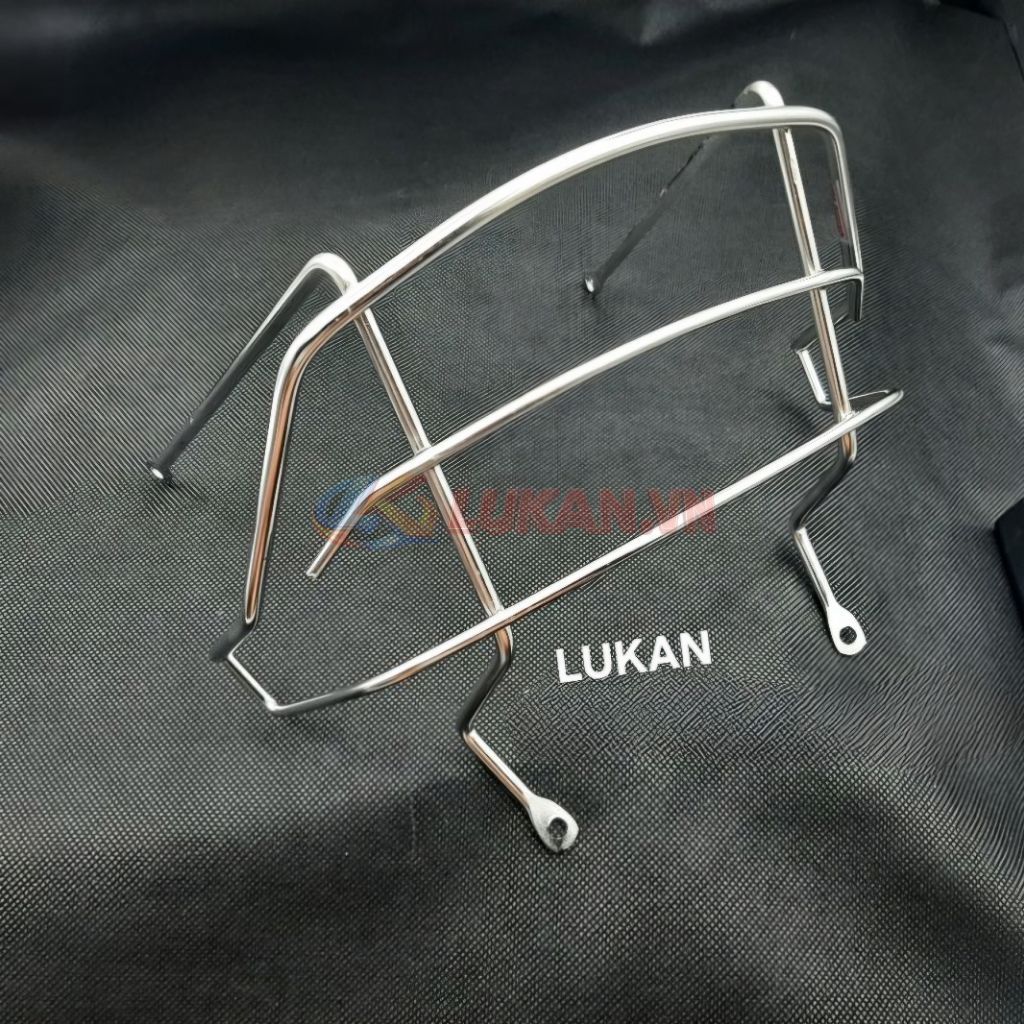 Khung bảo vệ đuôi đèn hậu, lái stop xe DREAM inox - Ảnh 7