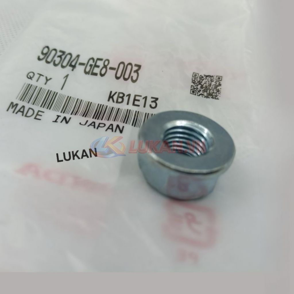 Ốc tán bắt trục cốt gắp, gấp càng xe DREAM Thái zin Honda xịn 90304-GE8-003 - Ảnh 3