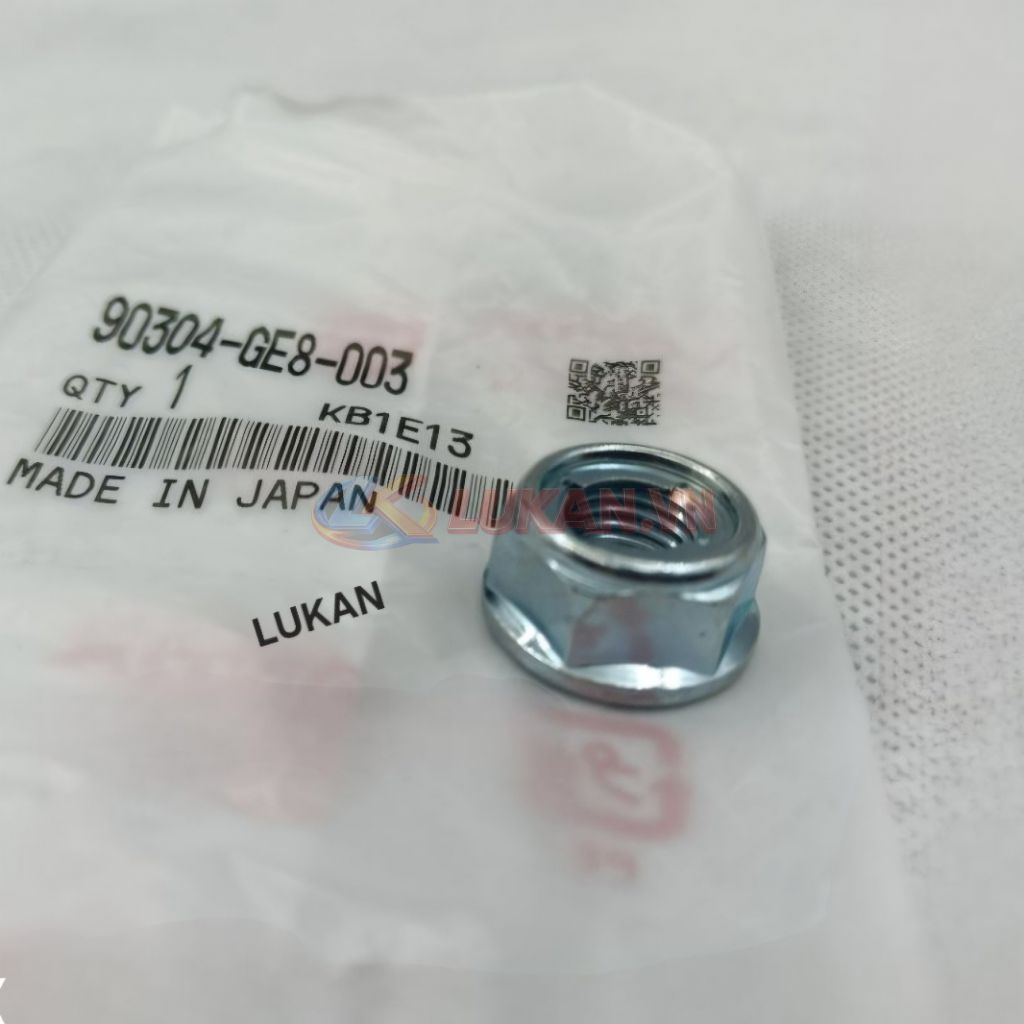 Ốc tán bắt trục cốt gắp, gấp càng xe DREAM Thái zin Honda xịn 90304-GE8-003 - Ảnh 4