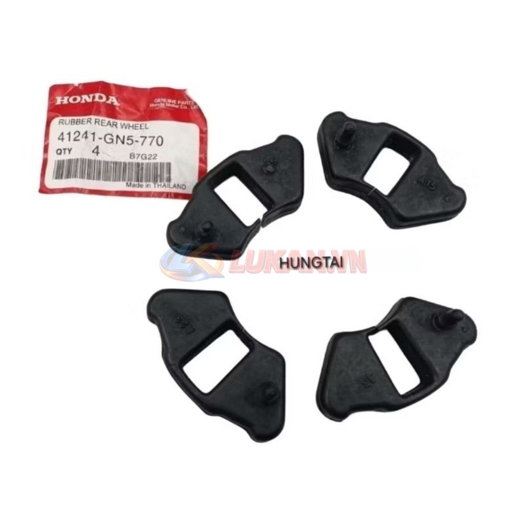 Bộ 4 cao su đùm, nhông tải sau, cùi dĩa DREAM, WAVE, CUB... zin Honda Thái 41241-GN5-770 - Ảnh 2