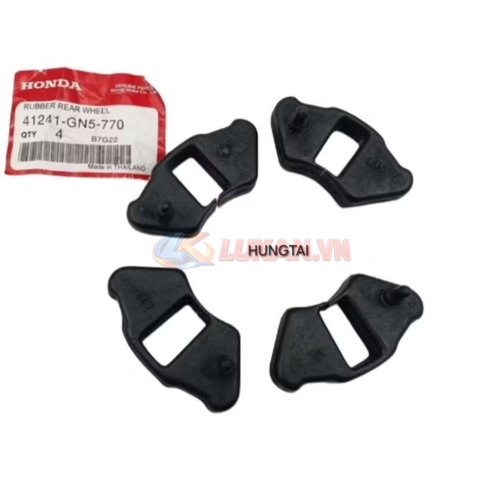 Bộ 4 cao su đùm, nhông tải sau, cùi dĩa DREAM, WAVE, CUB... zin Honda Thái 41241-GN5-770 - Ảnh 3