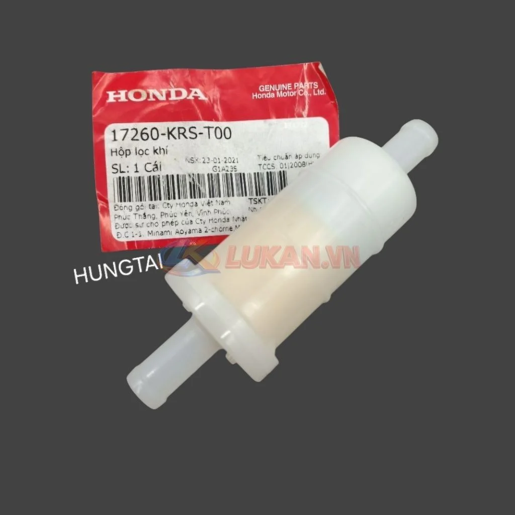 Ống lọc khí xá xị, lọc gió bao tử xe WAVE, FUTURE... zin 17260-KRS-T00 - Ảnh 2