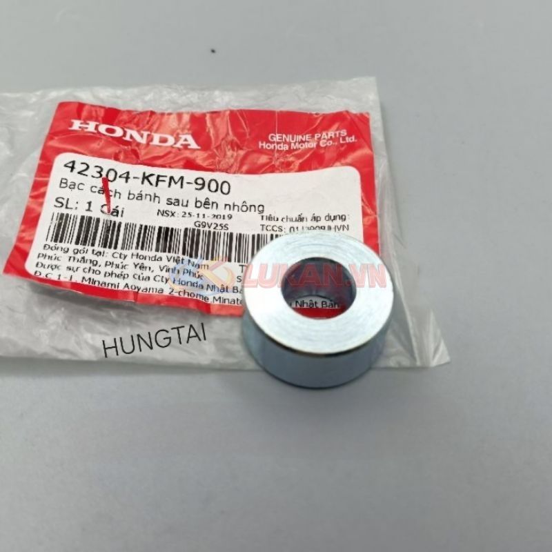 Bạc cục canh bánh sau, nhông tải WAVE A, RS, S100, RSX, FUTURE NEO, X... zin 42304-KFM-900 - Ảnh 2