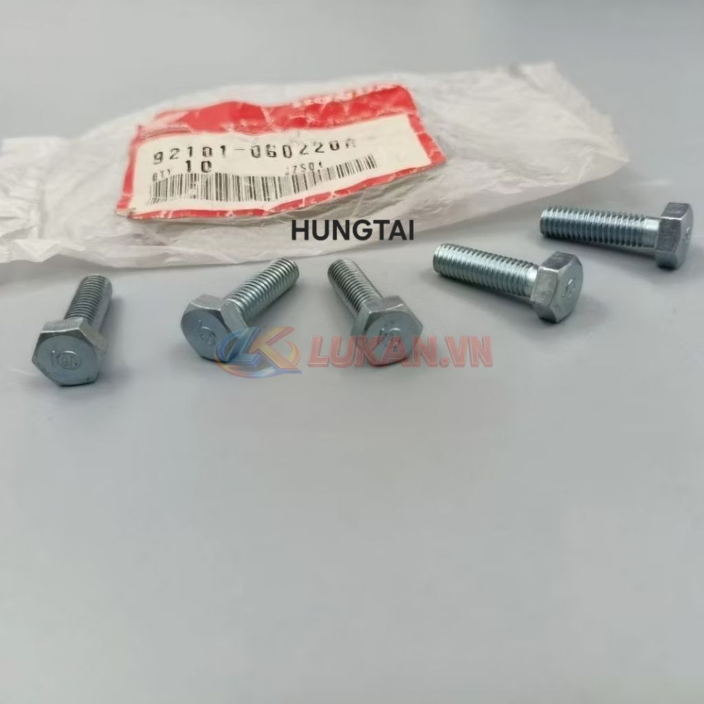 Ốc bắt cần khởi động, giò đạp DREAM, WAVE, FUTURE... zin Honda 92101-060220A - Ảnh 4