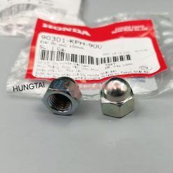 1 Ốc, tán bắt phuộc giảm sóc sau DREAM, WAVE, FUTURE... đai ốc mũ 10mm zin 90301-KPH-900
