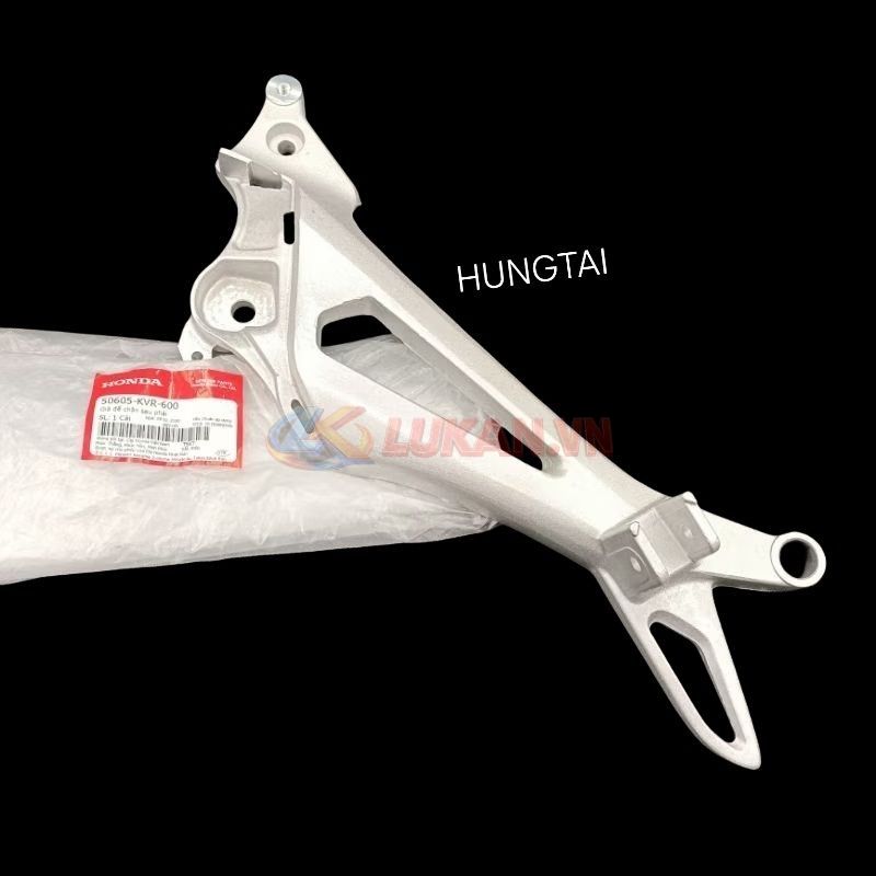 Cặp đùi pass nhôm gác chân sau xe WAVE RSX 100 zin Honda 50605-KVR-600 - Ảnh 4