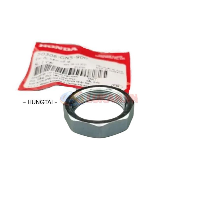 Đai ốc, tán hãm cổ lái, chảng ba DREAM, WAVE, FUTURE... zin Honda 50306-GN5-900 - Ảnh 2