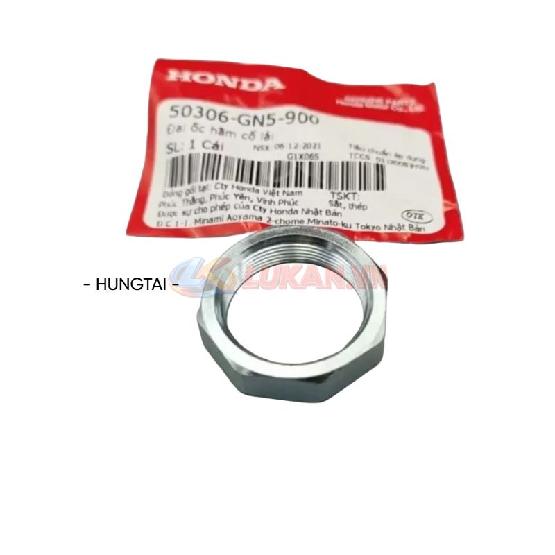Đai ốc, tán hãm cổ lái, chảng ba DREAM, WAVE, FUTURE... zin Honda 50306-GN5-900 - Ảnh 3