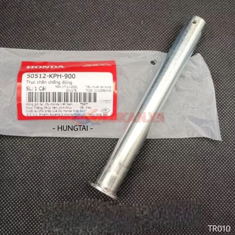 Trục cốt chân chống đứng, giữa xe FUTURE 2, NEO, X 125.... zin Honda 50512-KPH-900 - Ảnh 4
