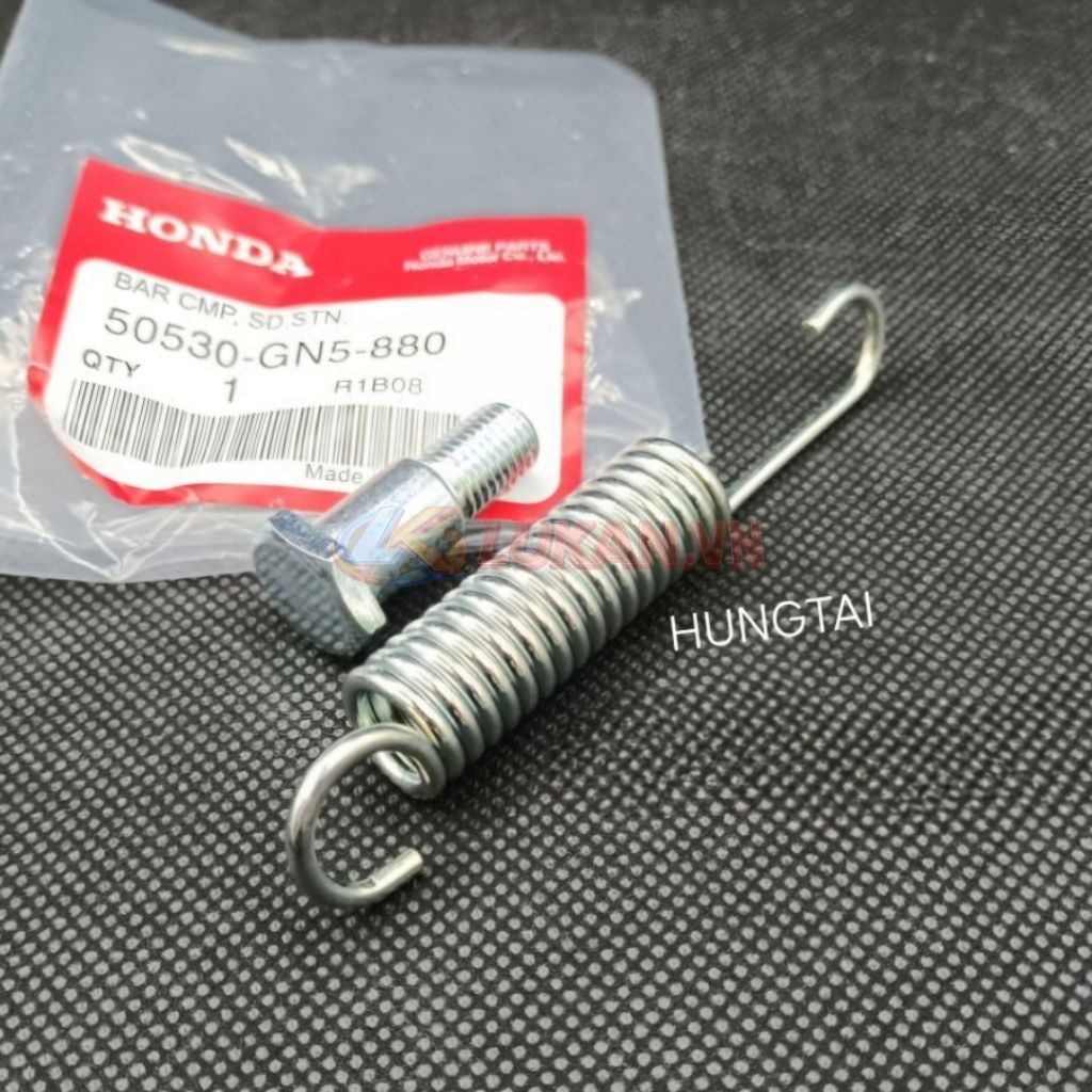 Ốc, lò xo gắn chân chống nghiêng xe DREAM Thái zin Honda - Ảnh 2