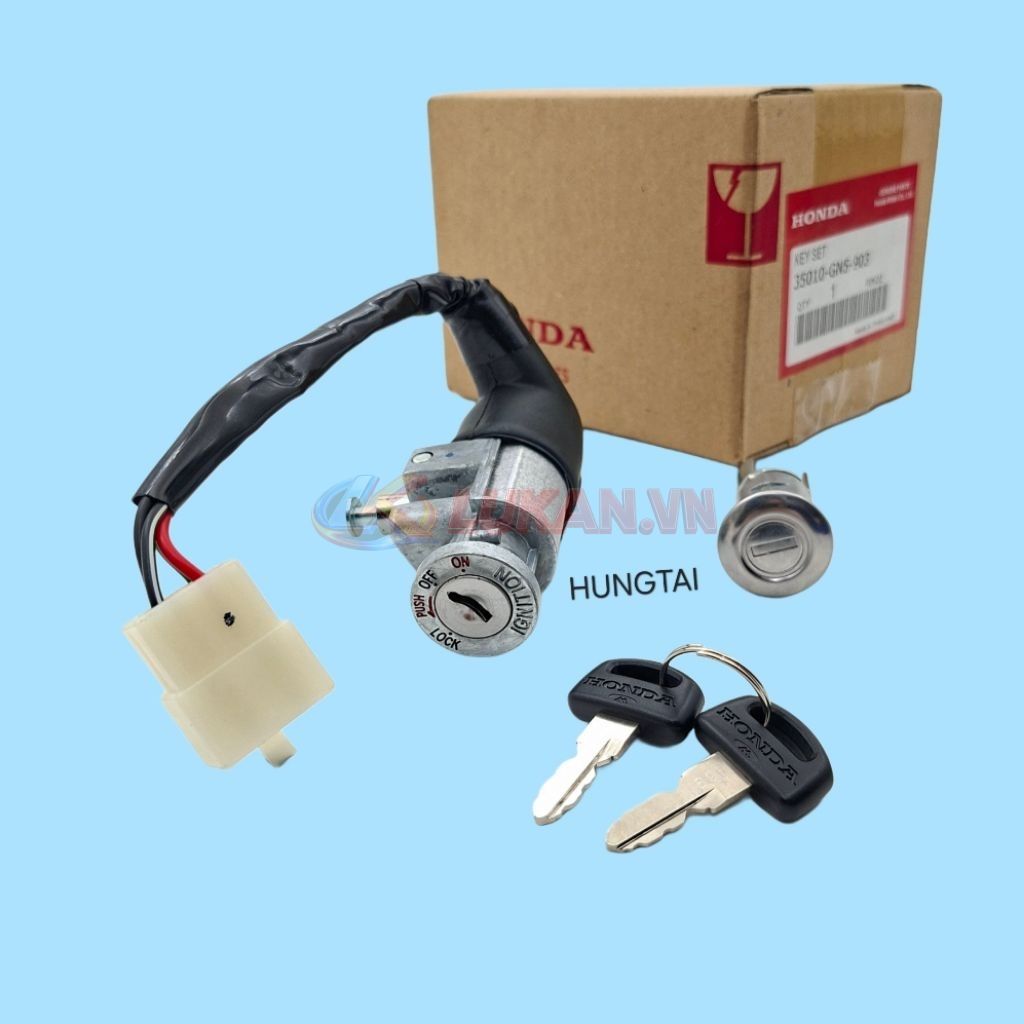 Bộ ổ khóa, công tắc điện xe DREAM Thái zin chính hãng Honda 35010-GN5-903 - Ảnh 2