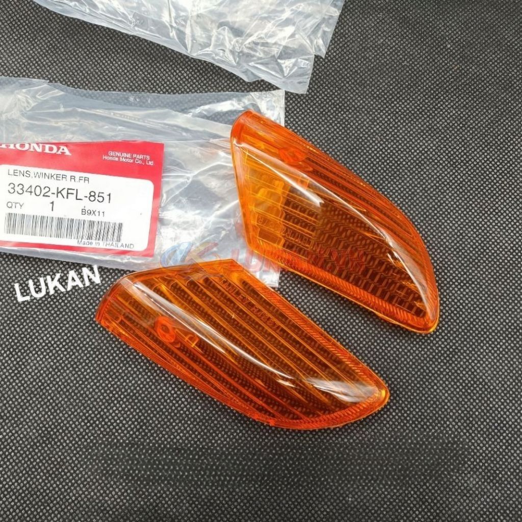 Cặp nắp, ốp chụp võ đèn xi nhan trước WAVE Thái 110 zin Honda 33402-KFL-851, 33452-KFL-851 - Ảnh 2