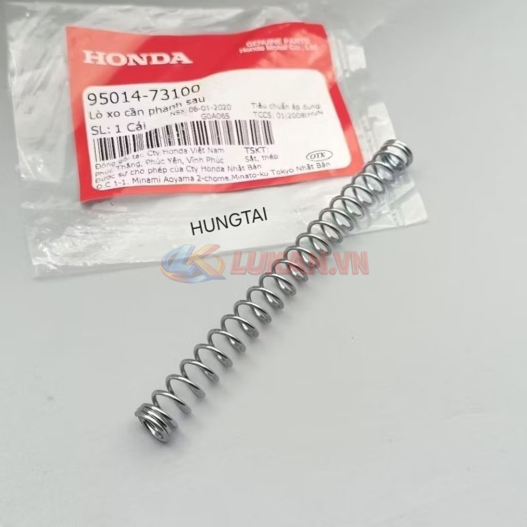 Lò xo đũa thắng phanh sau DREAM, WAVE, FUTURE... zin Honda 95014-73100