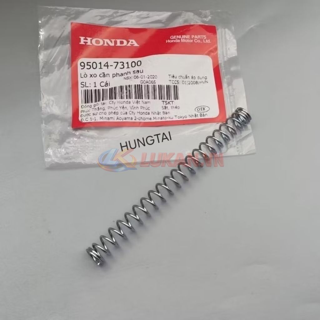 Lò xo đũa thắng phanh sau DREAM, WAVE, FUTURE... zin Honda 95014-73100 - Ảnh 3