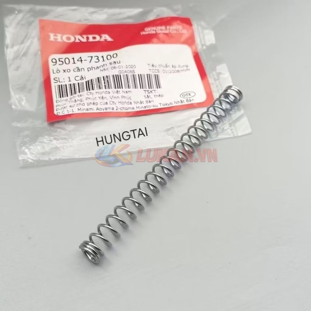 Lò xo đũa thắng phanh sau DREAM, WAVE, FUTURE... zin Honda 95014-73100 - Ảnh 4