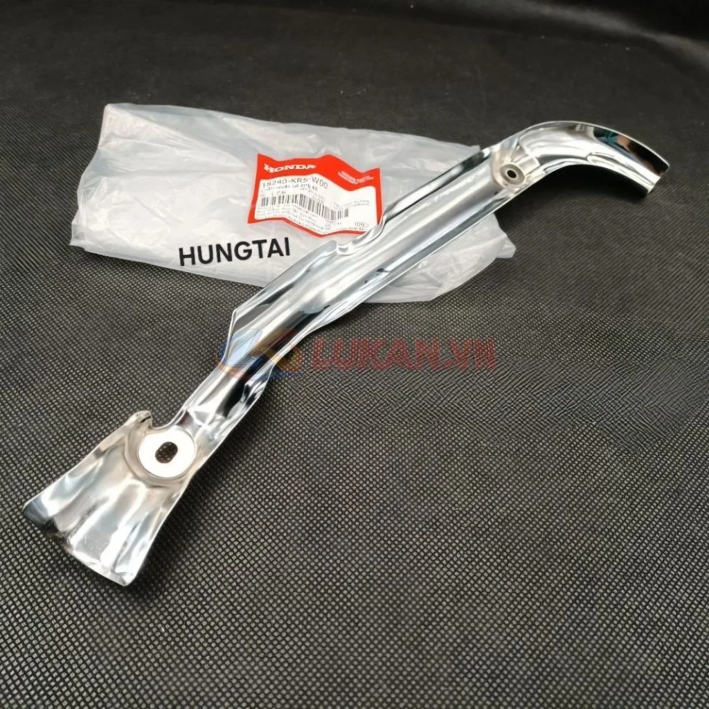 Ốp vĩ che cổ pô, ống xã xe WAVE ZX zin chính hãng 18240-KRS-W00 - Ảnh 2