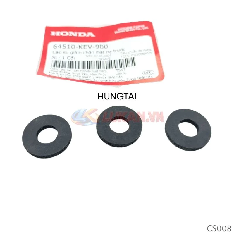 1 Cao su đệm mặt nạ xe WAVE ALPHA, ZX, RS, S100... zin Honda 64510-KEV-900 - Ảnh 3