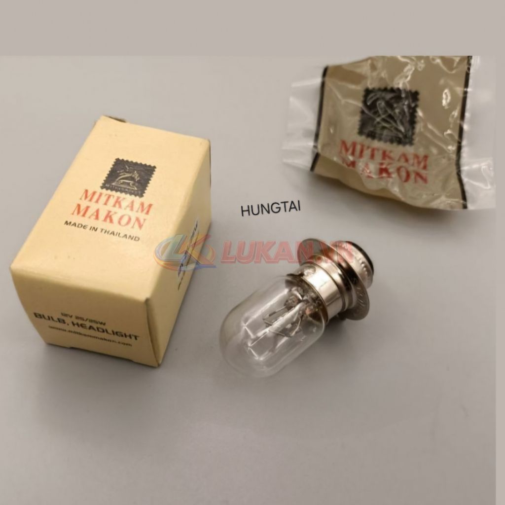 Bóng đèn pha trước xe DREAM, WAVE, FUTURE, CUB... hàng thái 18, 25, 35W