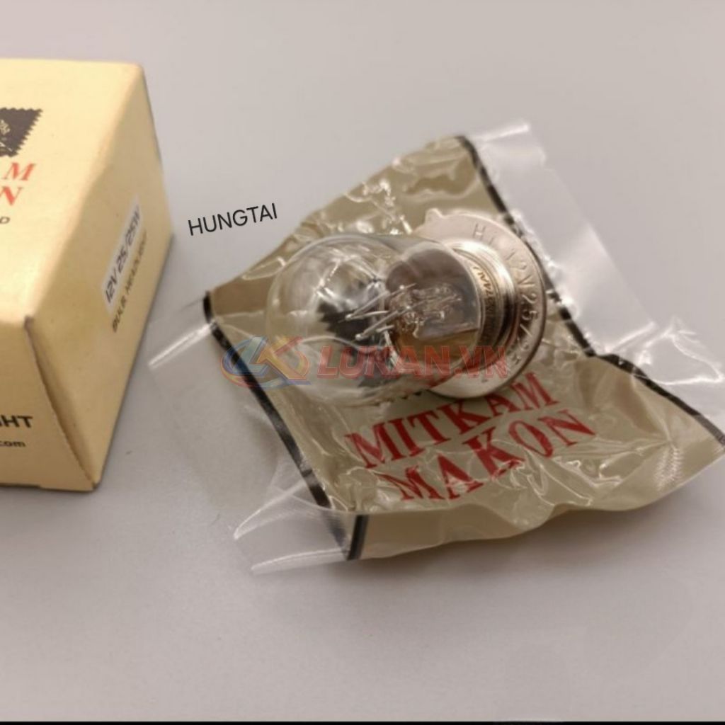 Bóng đèn pha trước xe DREAM, WAVE, FUTURE, CUB... hàng thái 18, 25, 35W - Ảnh 5