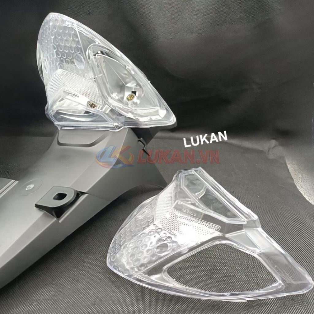 Nắp chụp võ đuôi đèn hậu stop WAVE A, RS, S100.... trắng trong suốt - Ảnh 5