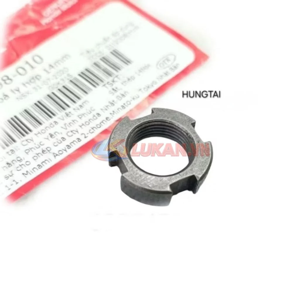 Ốc khóa nồi sau, nhông nồi côn ly hợp DREAM, WAVE, FUTURE... tán 14mm zin 90231-198-010 - Ảnh 4