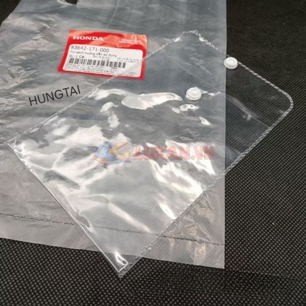 Túi đựng, bọc sách hướng dẫn xe máy Honda 83642-171-000 - Ảnh 4