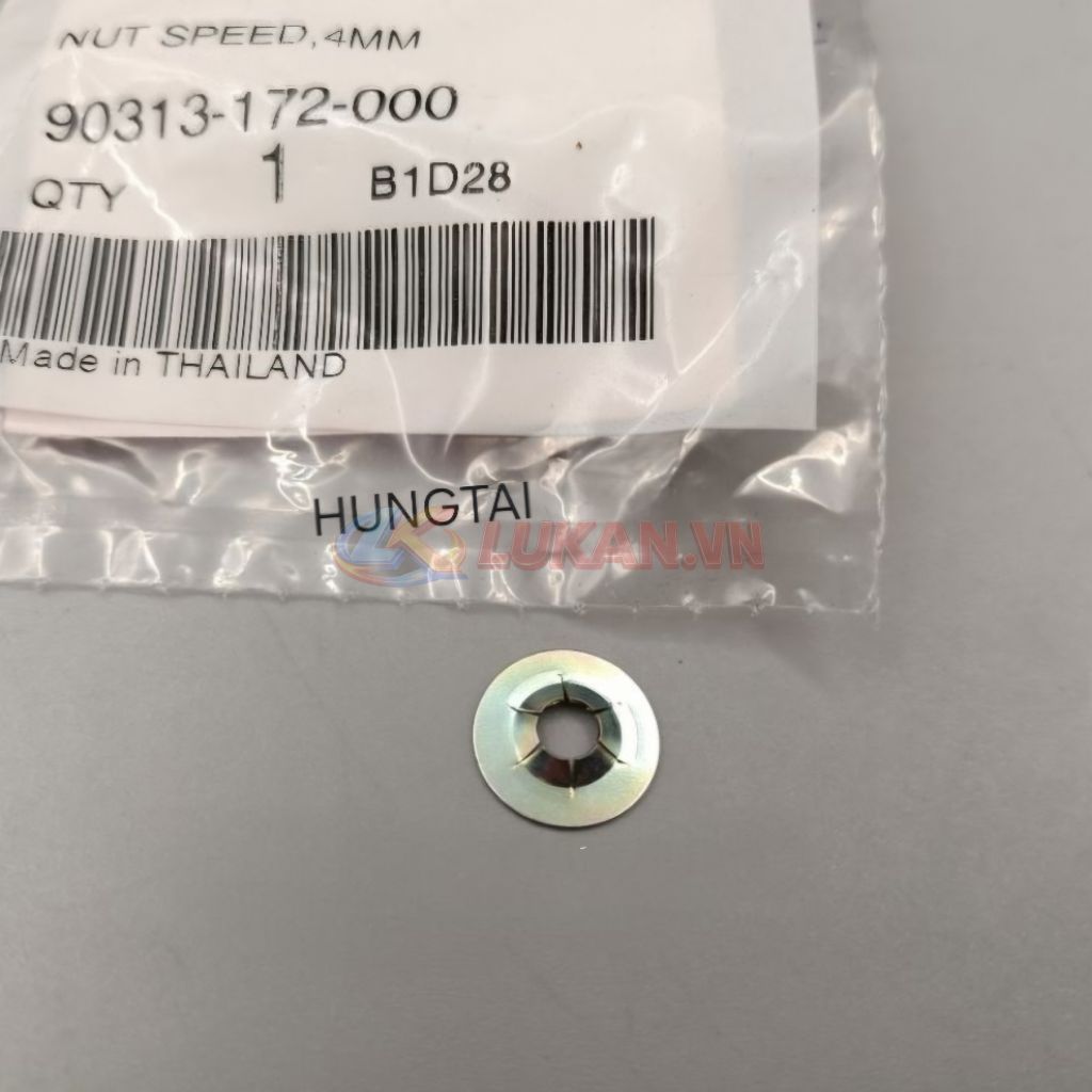 Phe gài CDI bửng yếm xe DREAM zin Thái, đai vuông 4mm 90313-172-000 - Ảnh 3