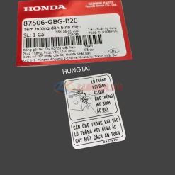 Tem thông số hộp bình điện, ắc quy DREAM, WAVE, FUTURE... zin 87506-GBG-B20