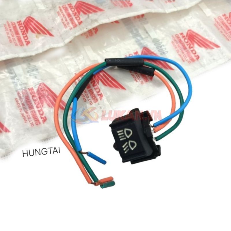 Nút bật công tắc pha coss đèn xe DREAM zin chính hãng - Ảnh 3