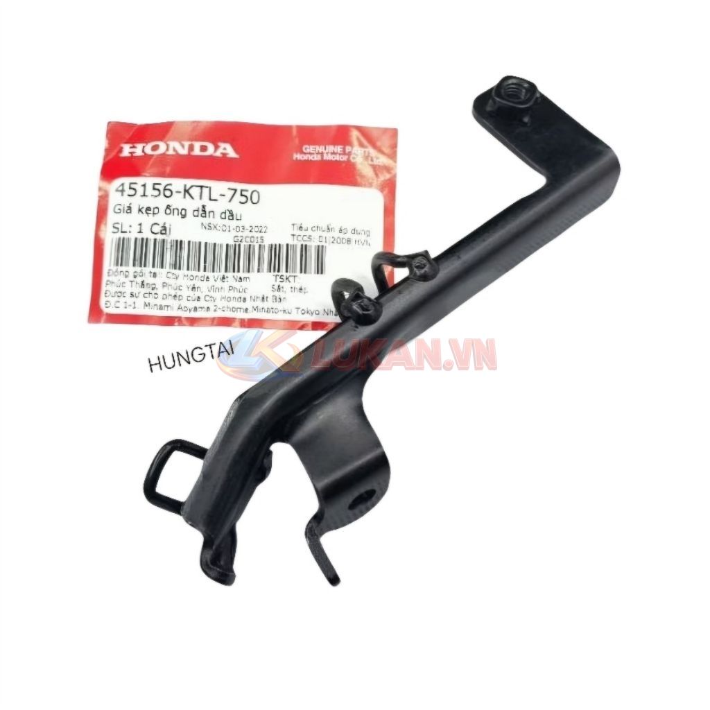 Pass kẹp giữ dây dầu thăng, phanh trước WAVE RS, S100, RSX.... zin Honda 45156-KTL-750 - Ảnh 4