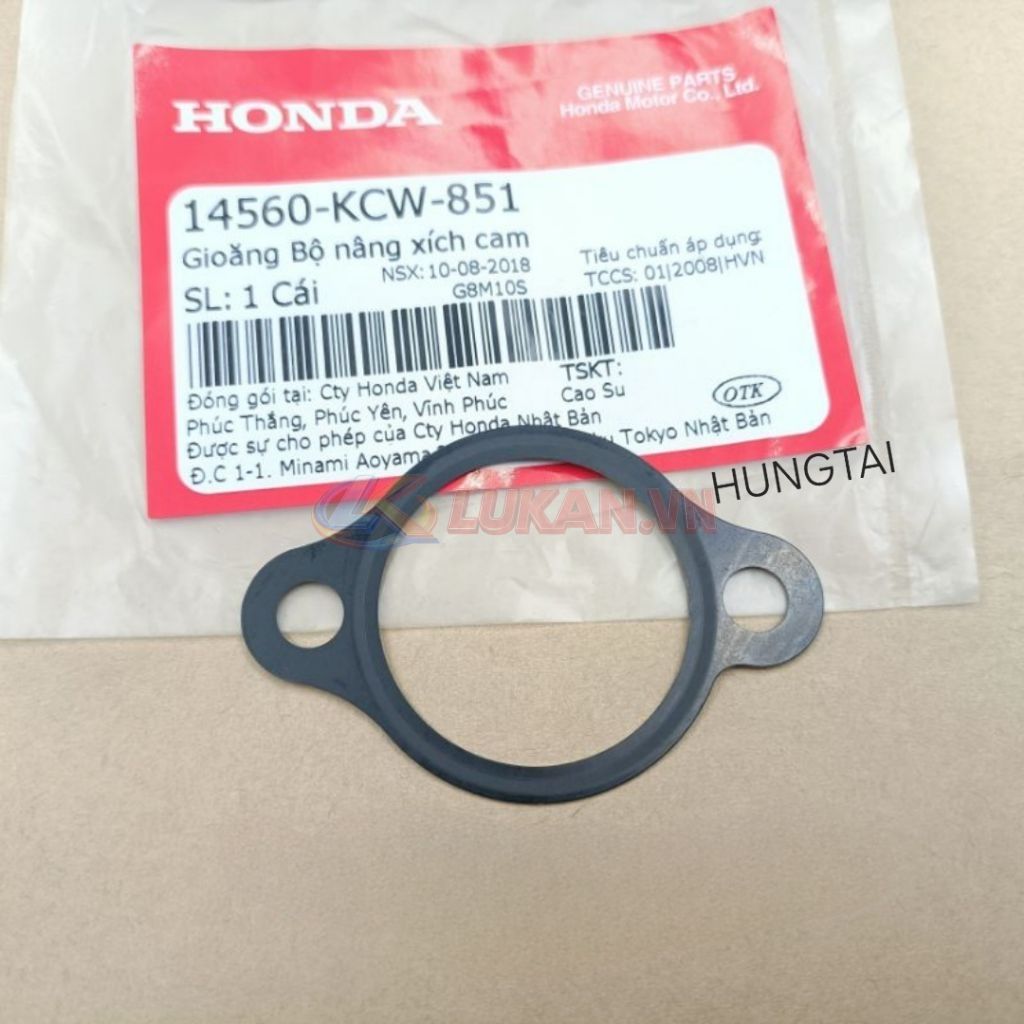 Gioăng, ron đệm tăng sên xích cam FUTURE 2, NEO, X 125.... zin Honda 14560-KCW-851, 14560-KGH-900 - Ảnh 2