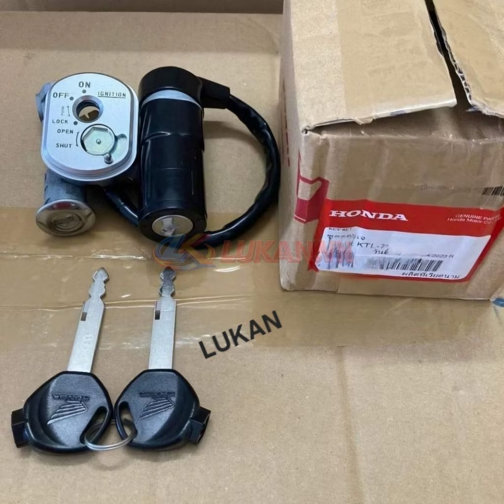 Bộ ổ khóa điện, công tắc máy WAVE S100, RS, RSX 100... zin chính hãng - Ảnh 3