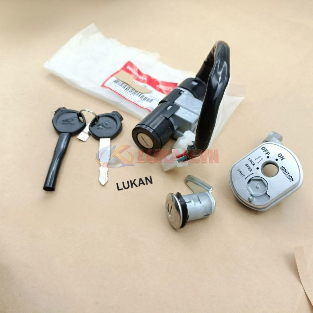 Bộ ổ khóa điện, công tắc máy WAVE S100, RS, RSX 100... zin chính hãng - Ảnh 7