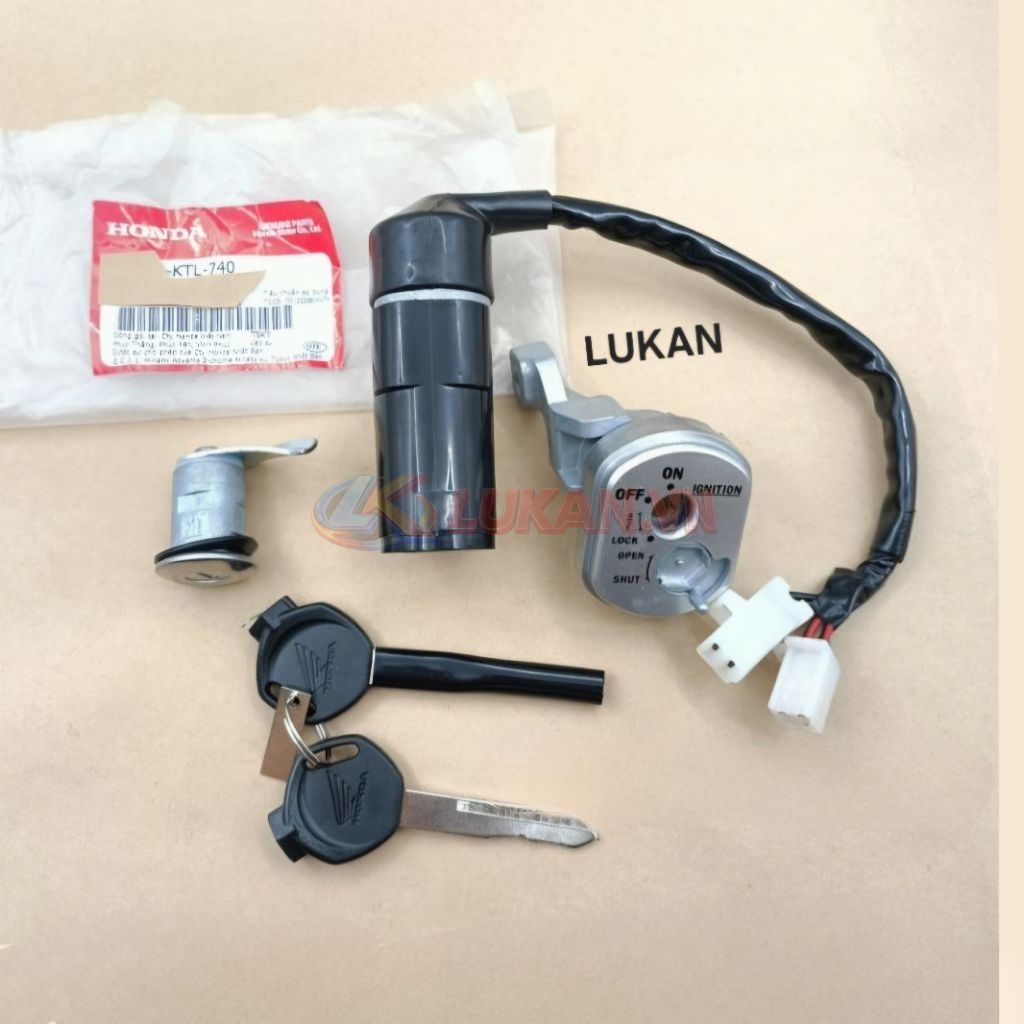 Bộ ổ khóa điện, công tắc máy WAVE S100, RS, RSX 100... zin chính hãng - Ảnh 8