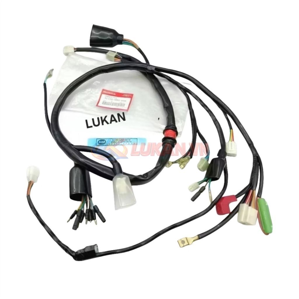 Sợi dây điện sườn chính xe DREAM Thái tem xanh zin Honda