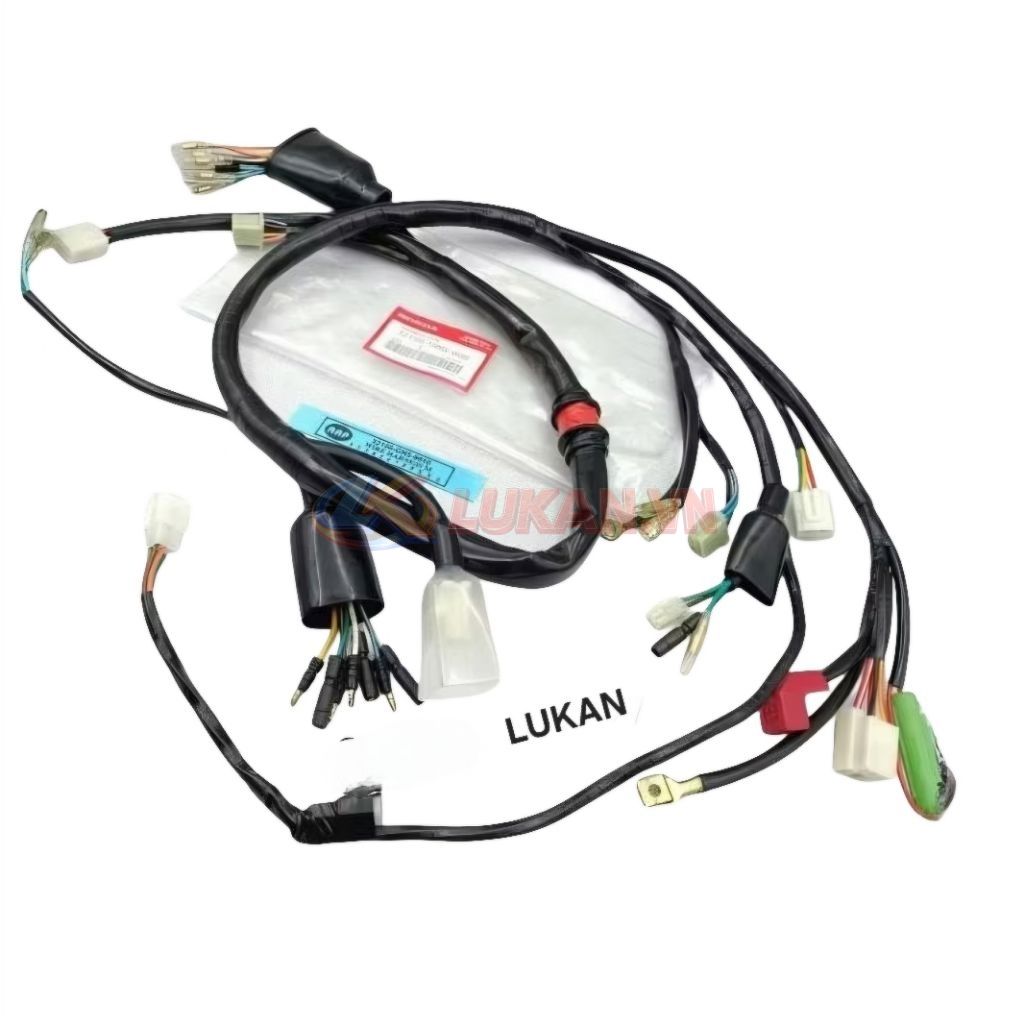 Sợi dây điện sườn chính xe DREAM Thái tem xanh zin Honda - Ảnh 2