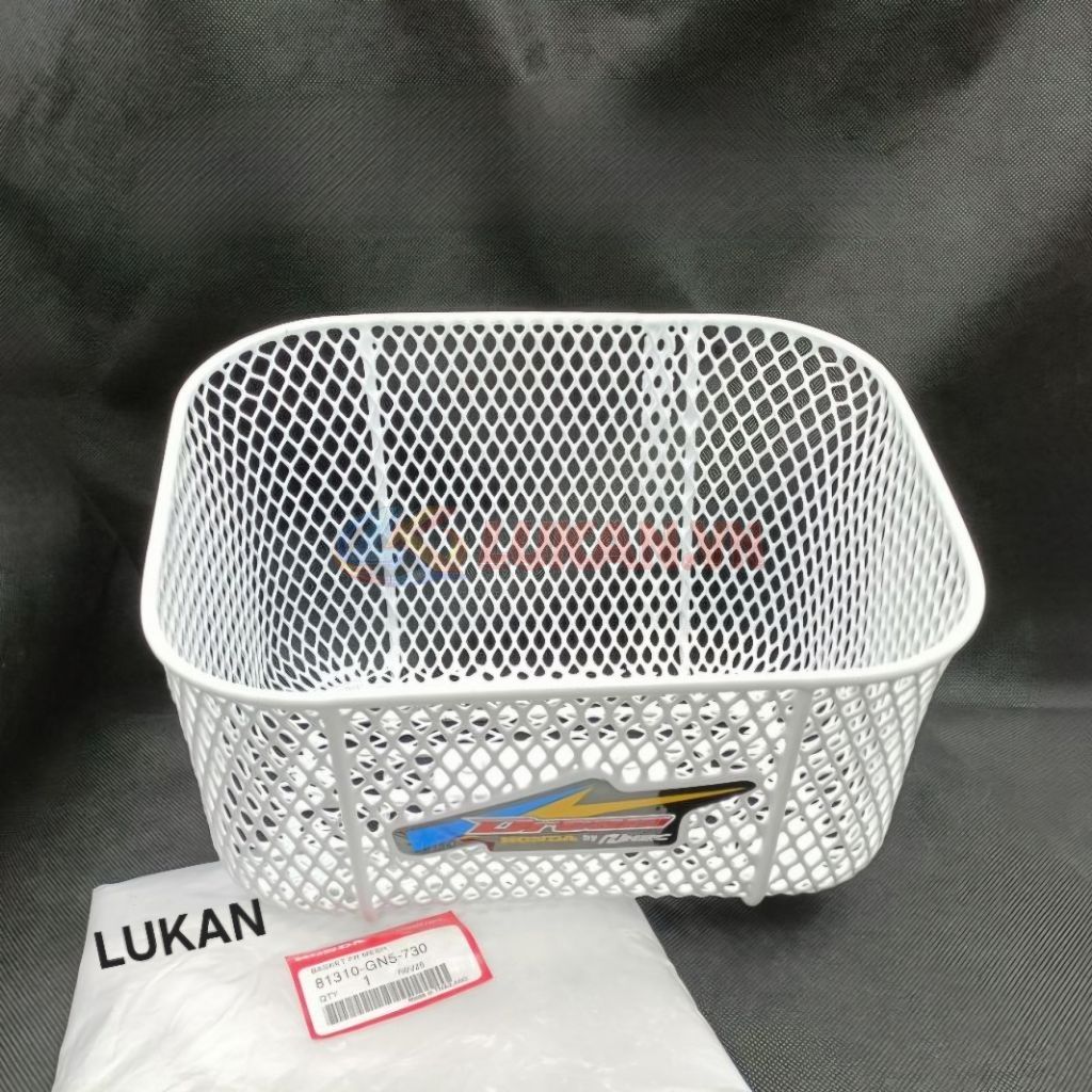 Rổ giỏ trước đựng đồ xe DREAM màu Trắng zin Thái xịn - Ảnh 6