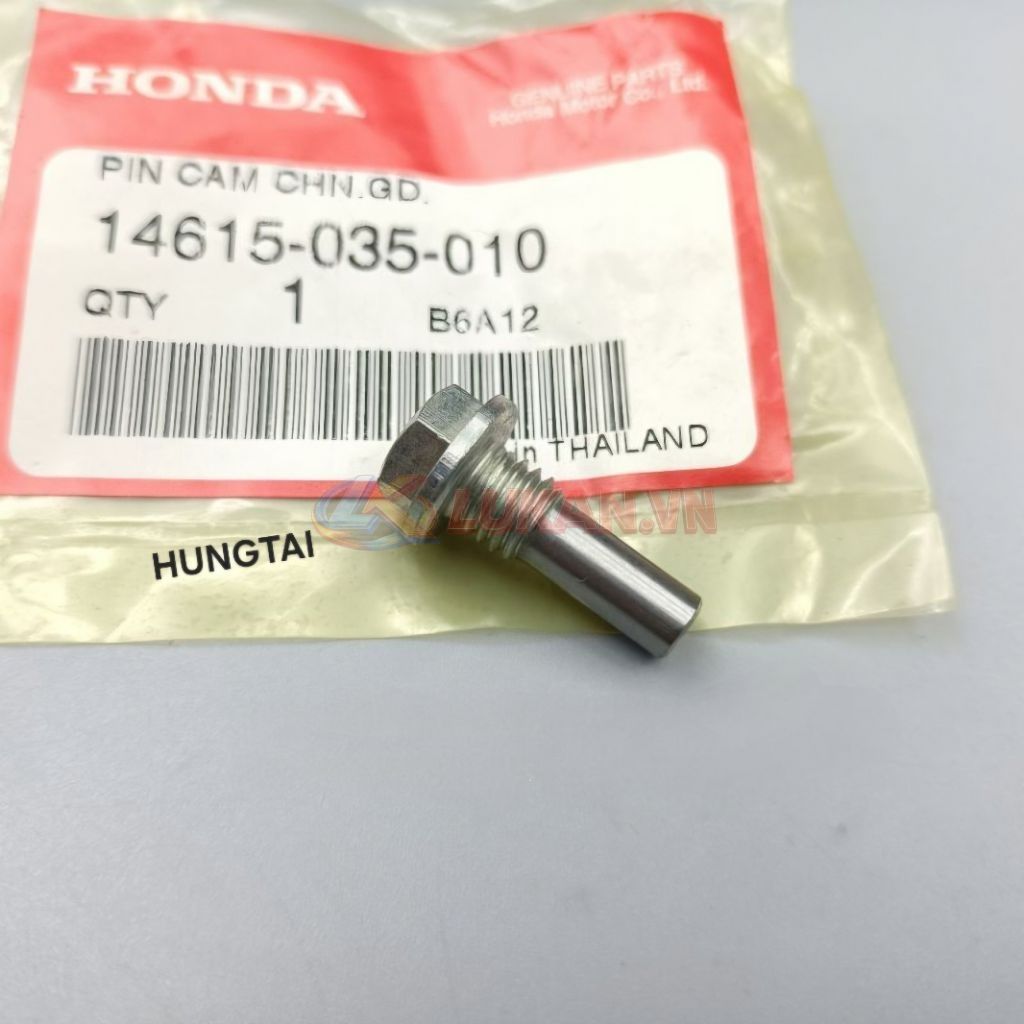 Ốc, Bu lông gắn bánh lòng xi lanh xe DREAM Thái zin Honda 14615-035-010 - Ảnh 3