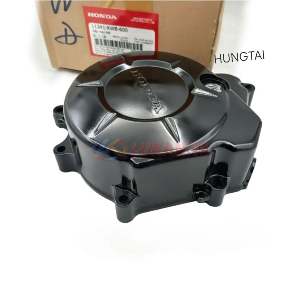 Nắp máy trái, lốc đề lửa điện WAVE S110, RSX, A110... Đen zin Honda 11341-KWB-600 - Ảnh 4