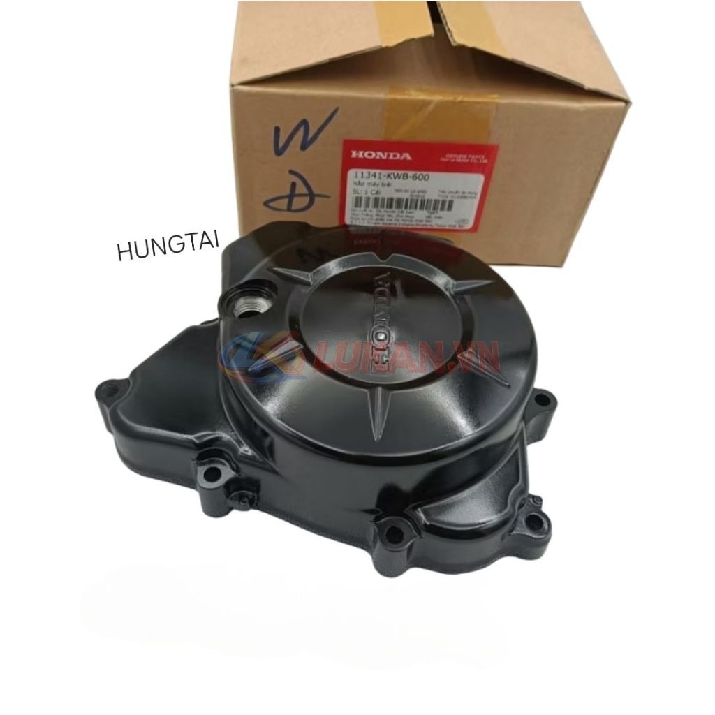 Nắp máy trái, lốc đề lửa điện WAVE S110, RSX, A110... Đen zin Honda 11341-KWB-600 - Ảnh 5