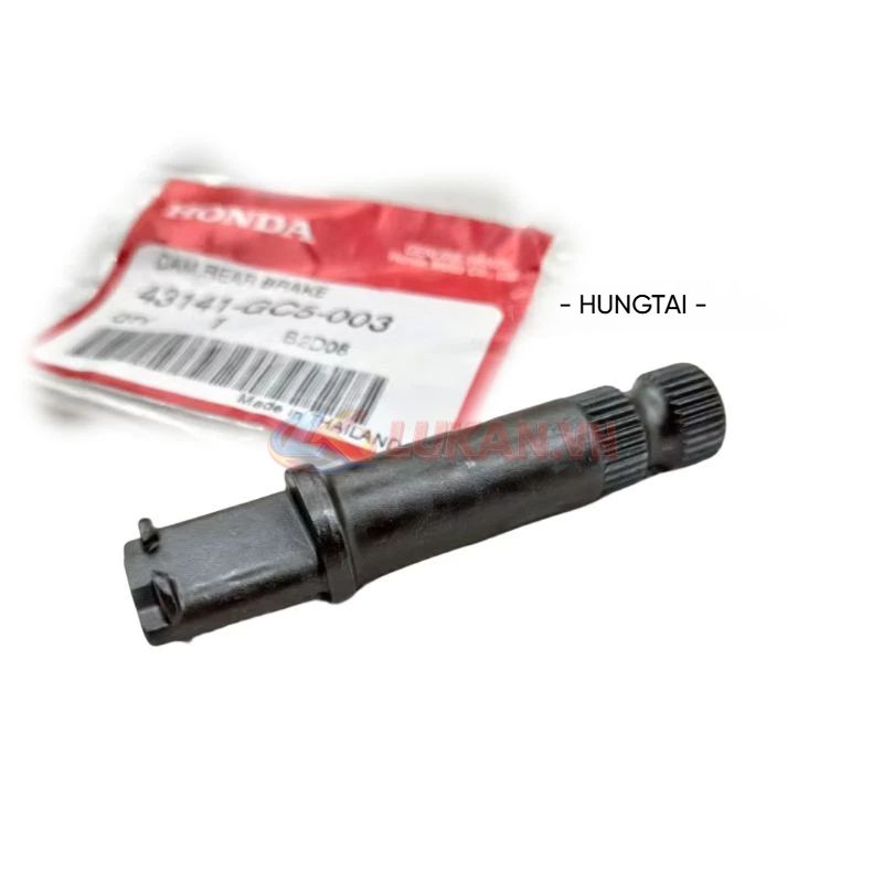 Trục cốt cam má phanh đùm trước xe DREAM Thái đen zin Honda 43141-GC5-003 - Ảnh 3