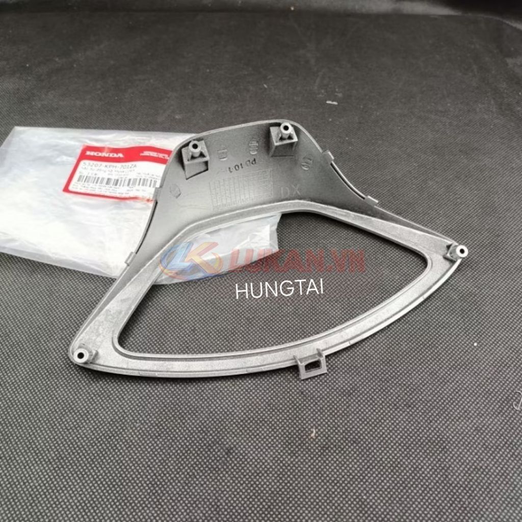 Nắp ốp nhựa đầu gáy, viền đồng hồ bạc FUTURE NEO, X 125 zin Honda 53207-KPH-701ZA - Ảnh 4