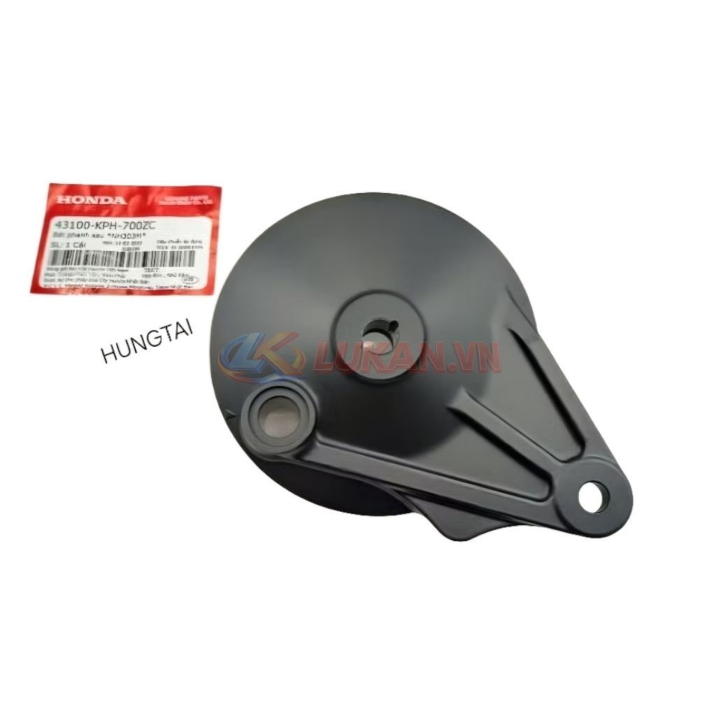 Pass giữ má đùm sau phanh WAVE S110, RSX, BLADE, FUTURE 125... đen zin Honda 43100-KPH-700ZC - Ảnh 3