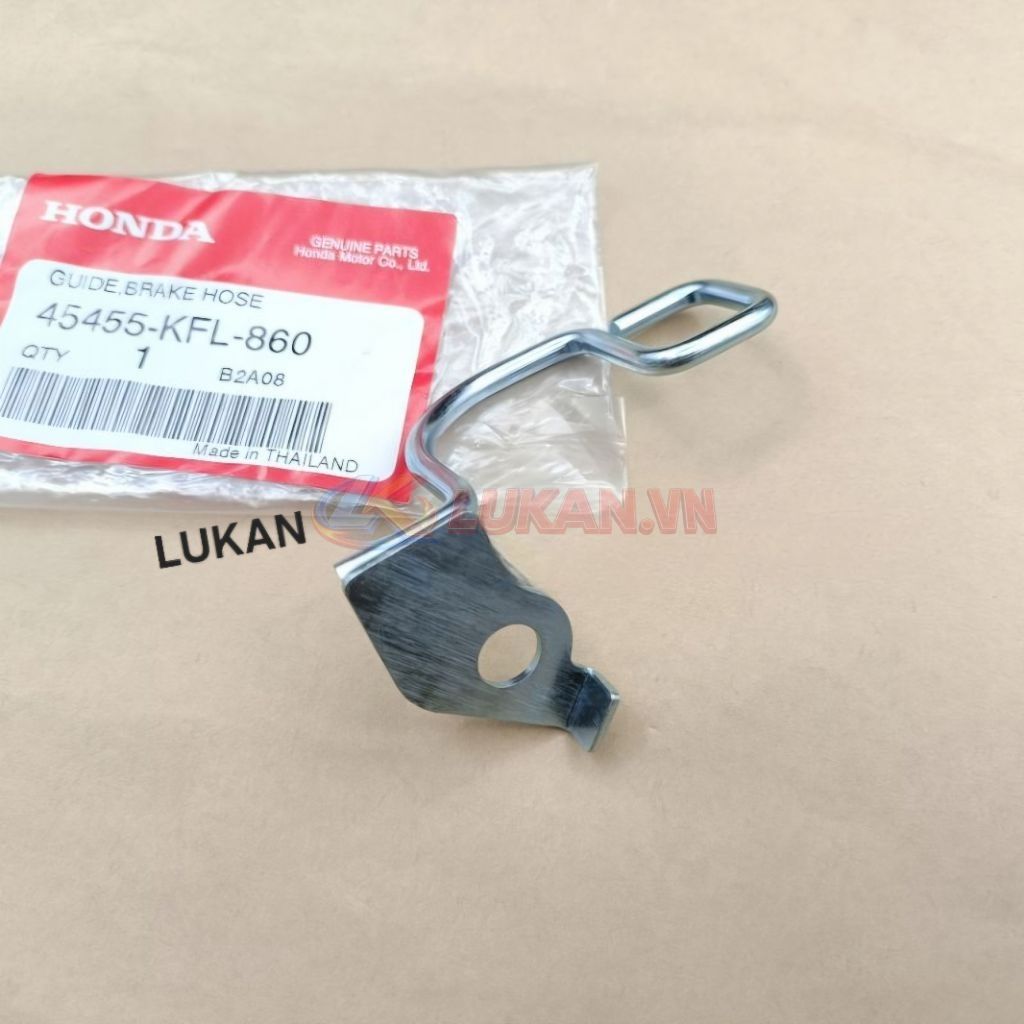 Pass khung kẹp dây dầu, chữ C xe WAVE Thái 110, FUTURE 1 zin Honda 45455-KFL-860 - Ảnh 5
