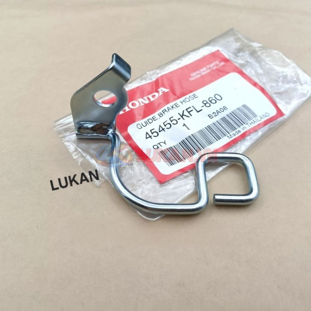 Pass khung kẹp dây dầu, chữ C xe WAVE Thái 110, FUTURE 1 zin Honda 45455-KFL-860