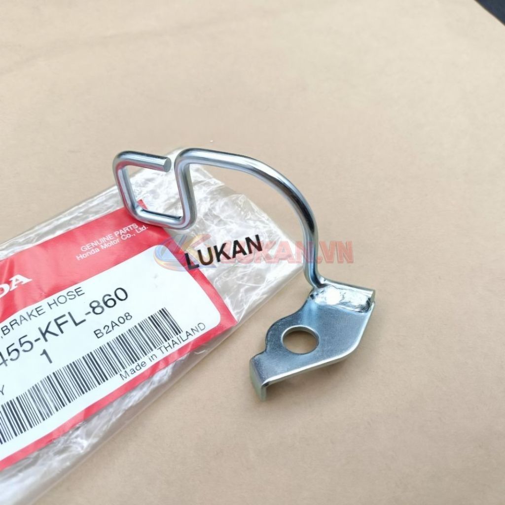 Pass khung kẹp dây dầu, chữ C xe WAVE Thái 110, FUTURE 1 zin Honda 45455-KFL-860 - Ảnh 7