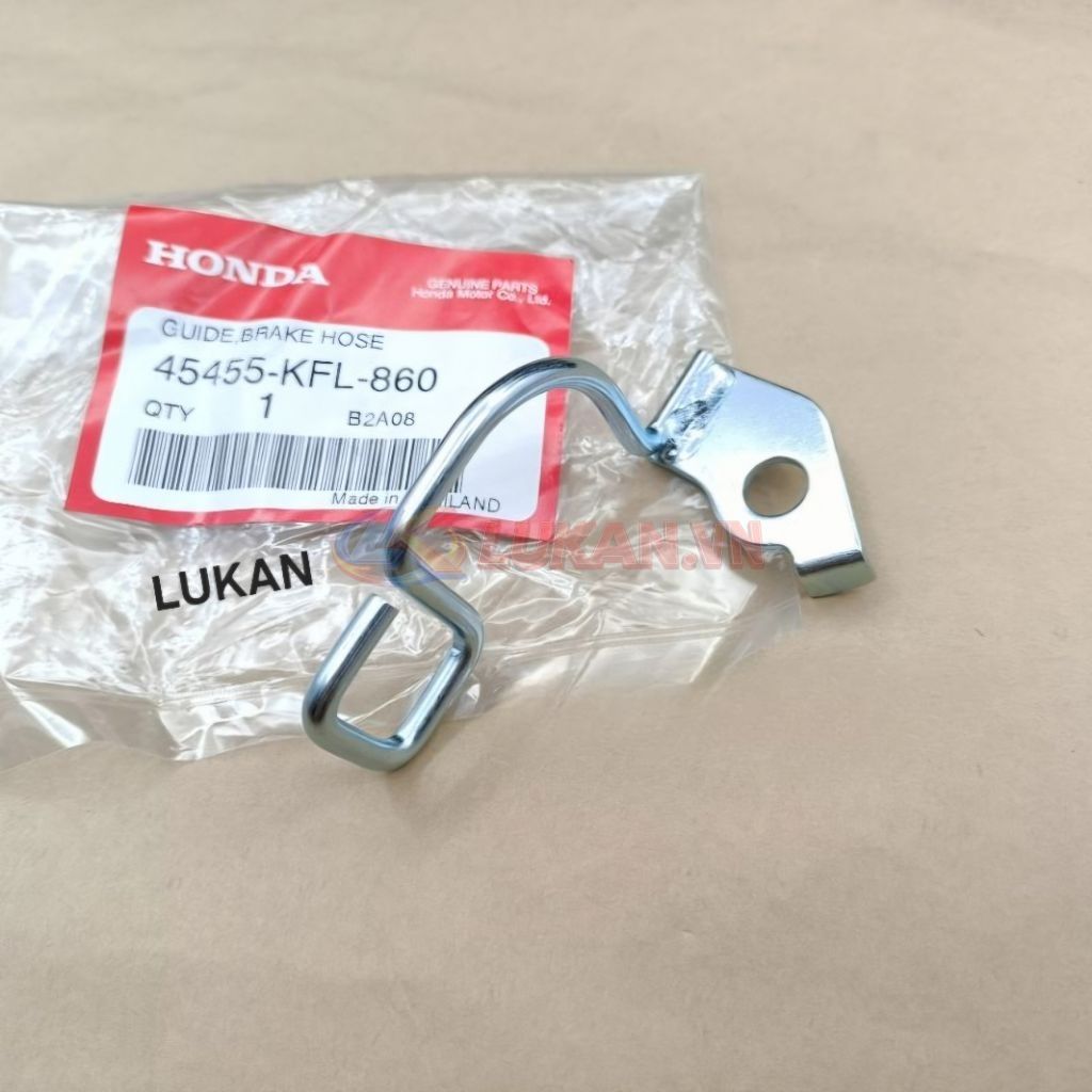 Pass khung kẹp dây dầu, chữ C xe WAVE Thái 110, FUTURE 1 zin Honda 45455-KFL-860 - Ảnh 8