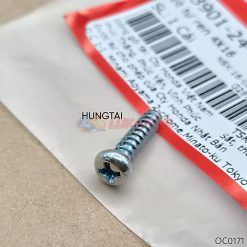 Ốc, vít bắt đèn hậu, xi nhan xe DREAM, WAVE ALPHA.... 4x16 trắng zin 93901-24480