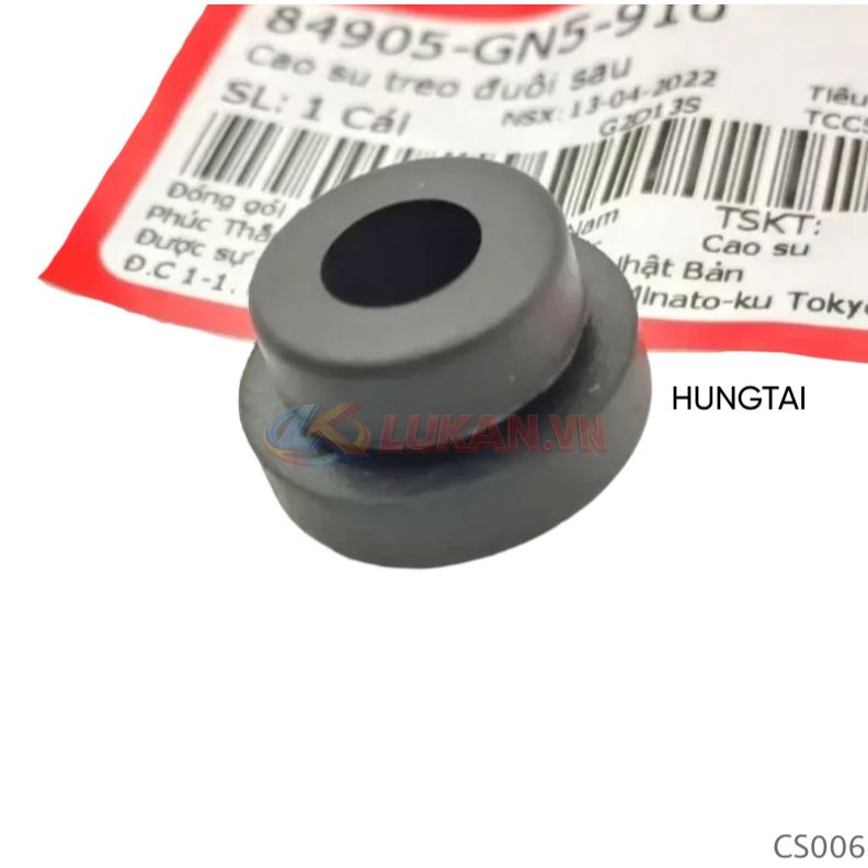 Cao su đệm treo nhựa đuôi sau trên xe DREAM zin Honda 84905-GN5-910 - Ảnh 3