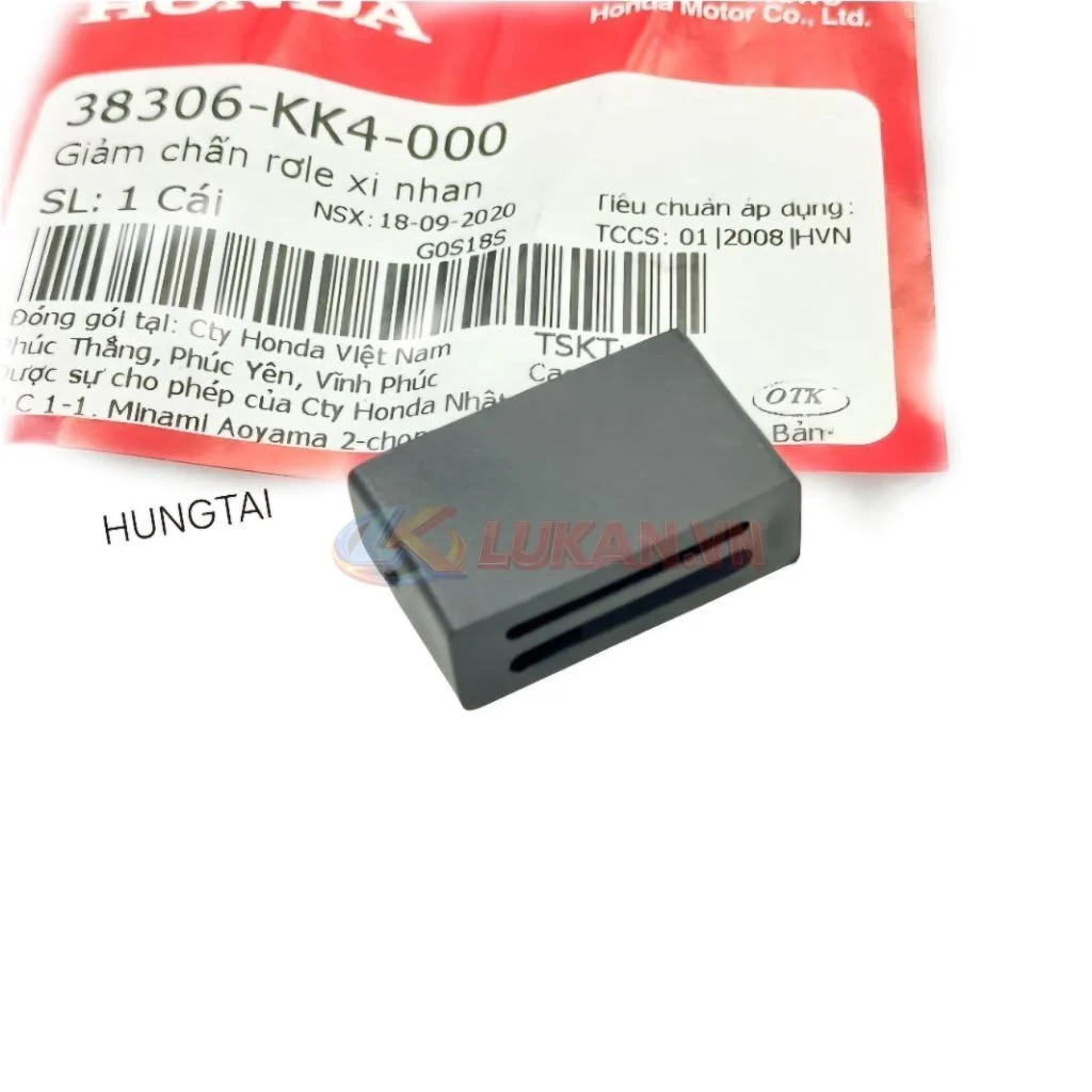 Cao su giảm chấn rơ le, cục chớp xi nhan DREAM, WAVE, FUTURE... zin 38306-KK4-000 - Ảnh 5
